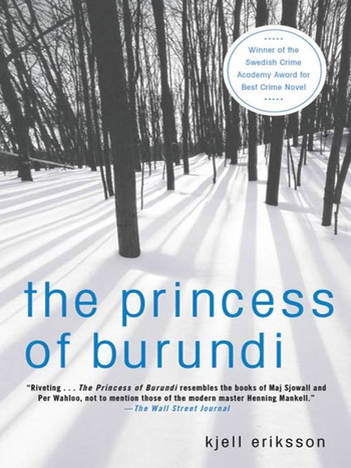 Title details for The Princess of Burundi by Kjell Eriksson - Wait list